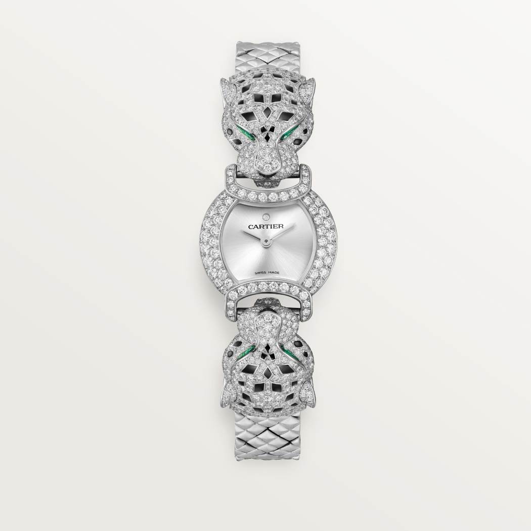 La Panthère de Cartier 腕表 标准 18K镀铑白金 石英