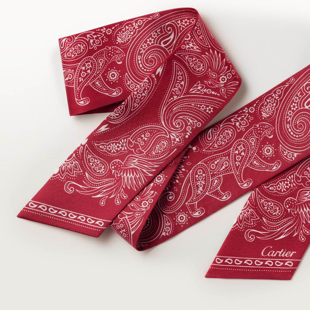 Double C Paisley Bandeau细丝巾