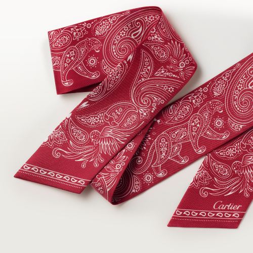 Double C Paisley Bandeau细丝巾