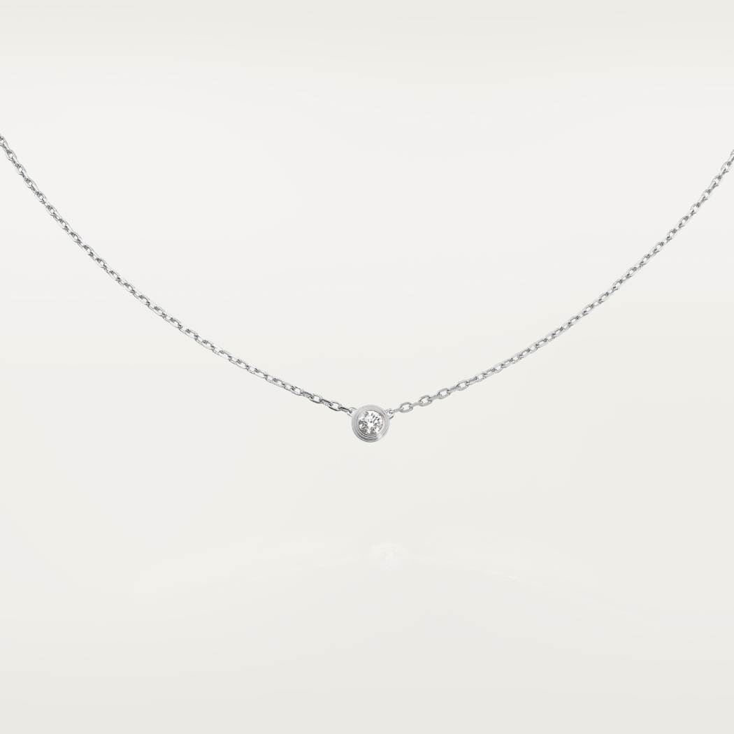Cartier d'Amour 项链，小号款 18K白金