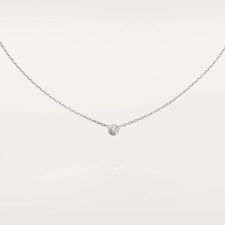 Cartier d'Amour 项链，小号款 18K白金