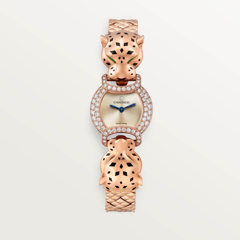 La Panthère de Cartier 腕表 标准 18K玫瑰金 石英
