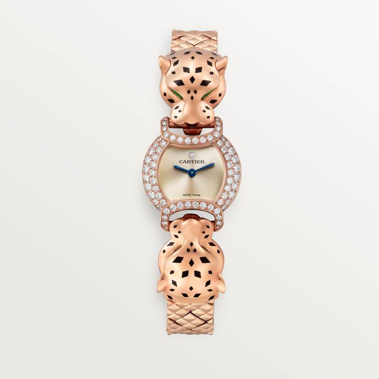 La Panthère de Cartier 腕表 标准 18K玫瑰金 石英