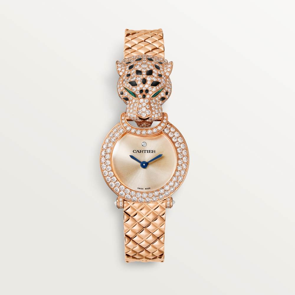 La Panthère de Cartier 腕表 Mini 18K玫瑰金 石英