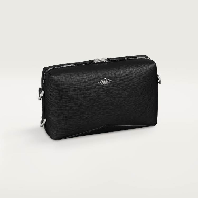 Cartier Losange肩背包 黑色 小牛皮