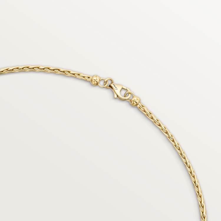 Grain de Café项链，镶嵌钻石 18K黄金，其他