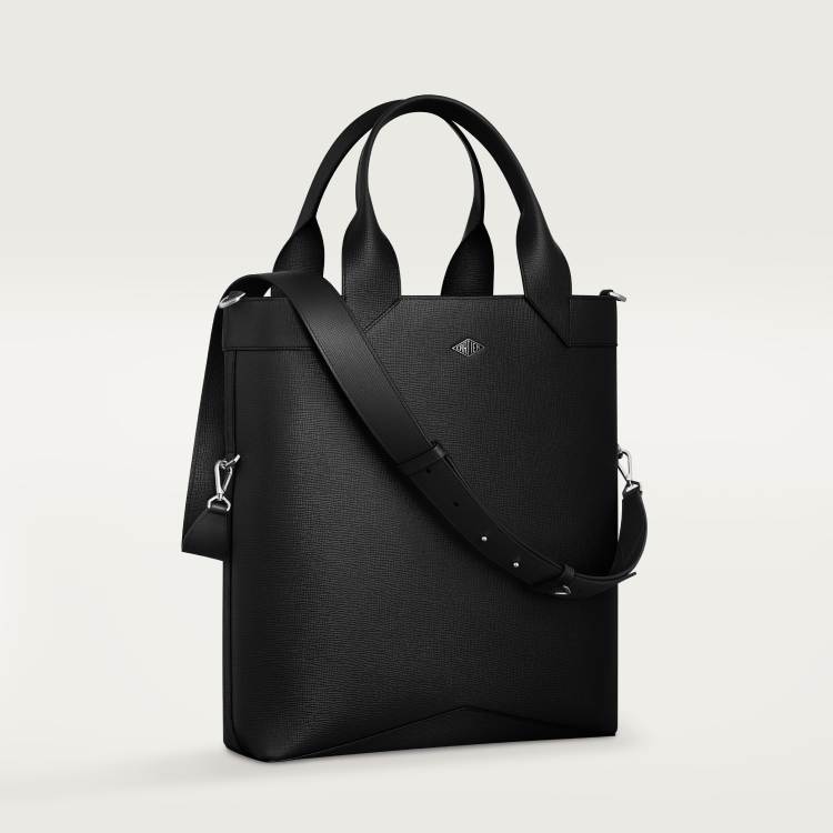 Cartier Losange小号款托特手袋 黑色 小牛皮