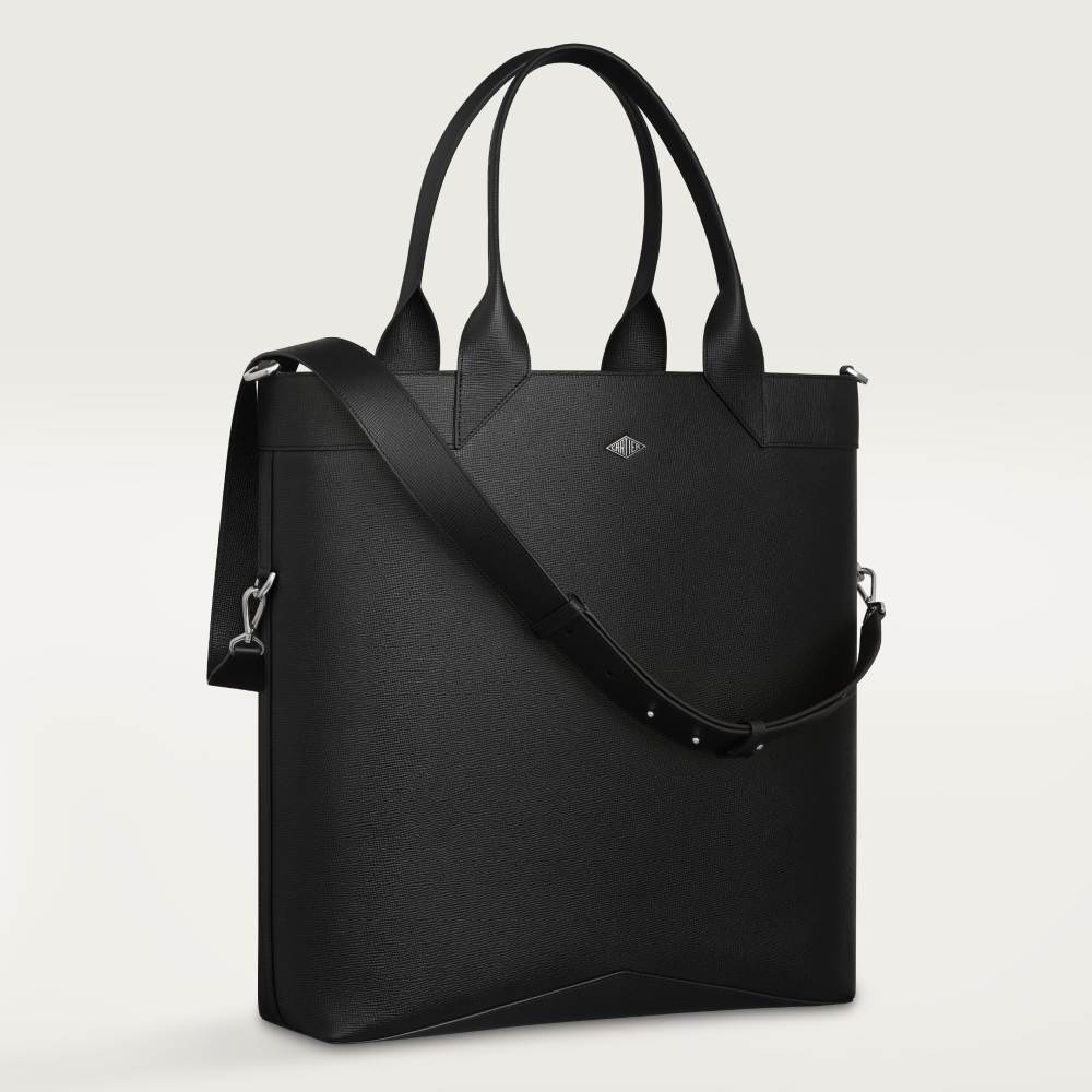 Cartier Losange大号款托特手袋 黑色 小牛皮