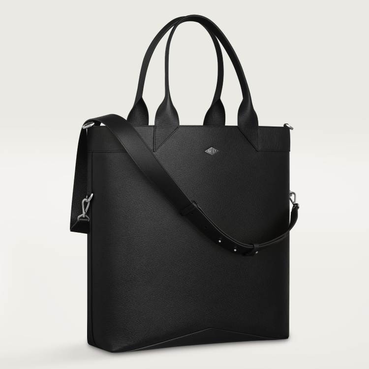 Cartier Losange大号款托特手袋 黑色 小牛皮