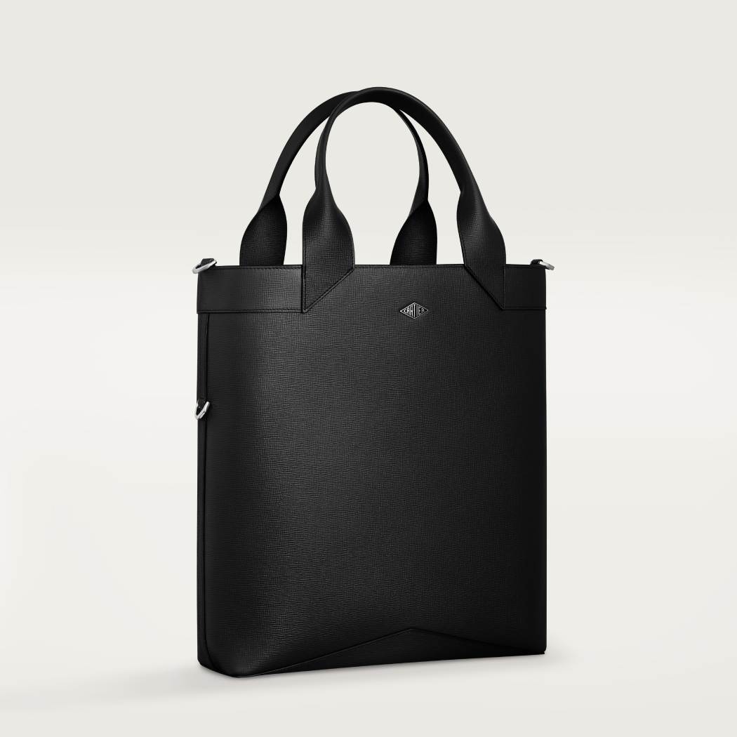 Cartier Losange小号款托特手袋 黑色 小牛皮