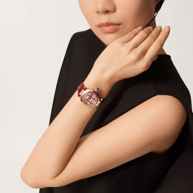 Pasha de Cartier腕表 35毫米 18K玫瑰金 自动上链