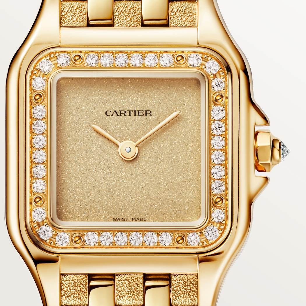 Panthère de Cartier卡地亚猎豹腕表，小号表款 小号款 18K黄金 石英