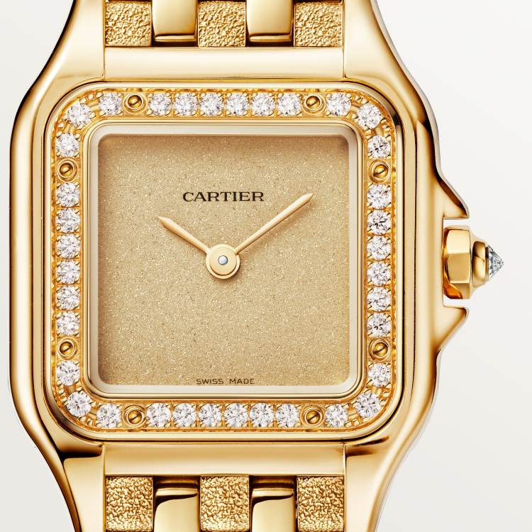Panthère de Cartier卡地亚猎豹腕表，小号表款 小号款 18K黄金 石英