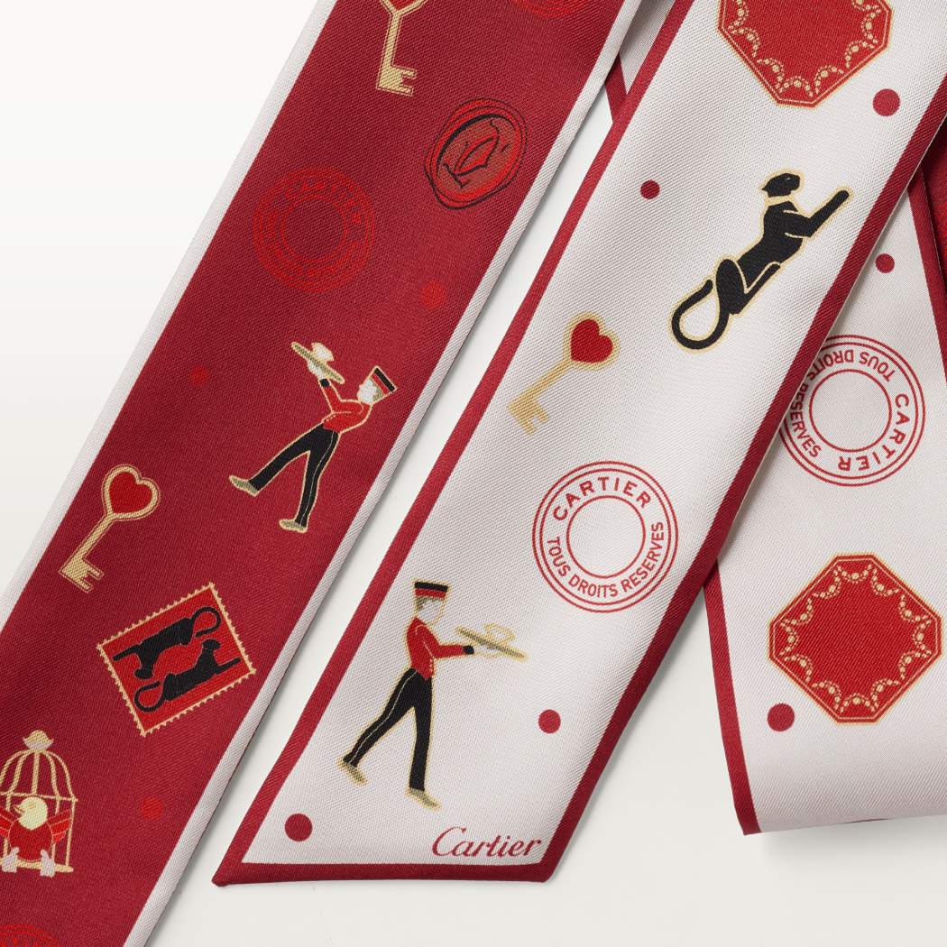 Diabolo de Cartier系列Bandeau细丝巾