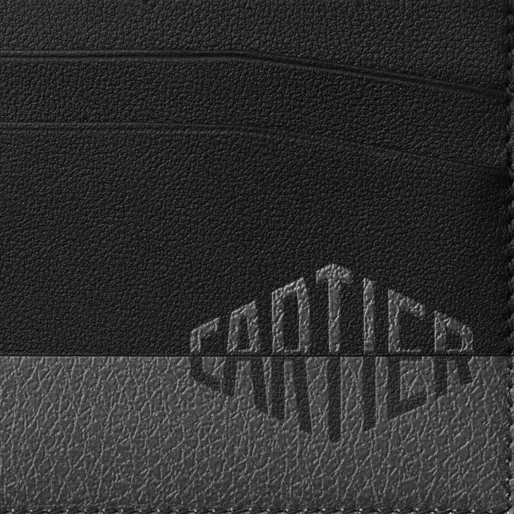 Cartier Losange Shadow系列双层卡片夹 黑色 小牛皮