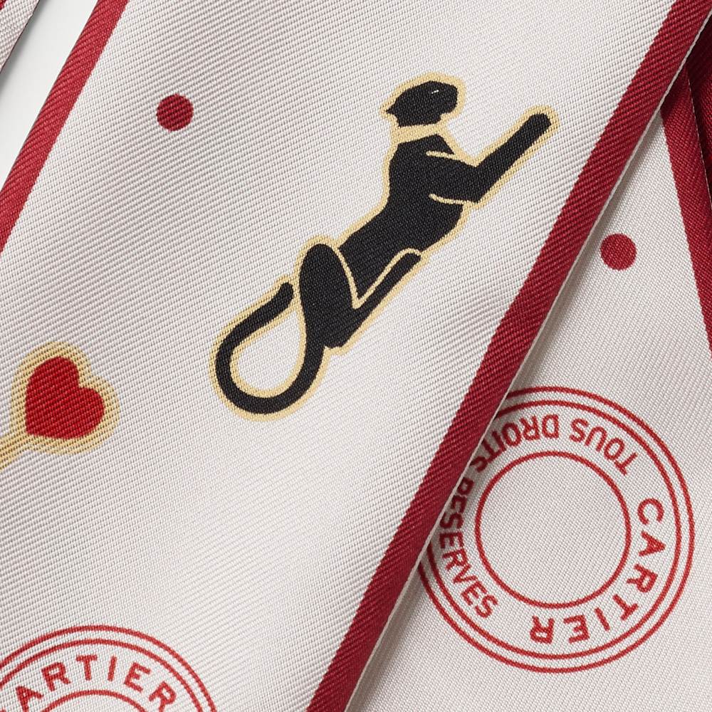 Diabolo de Cartier系列Bandeau细丝巾