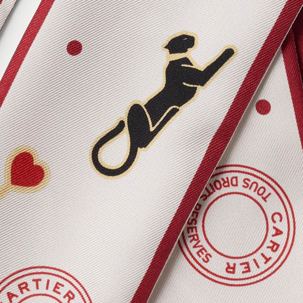 Diabolo de Cartier系列Bandeau细丝巾