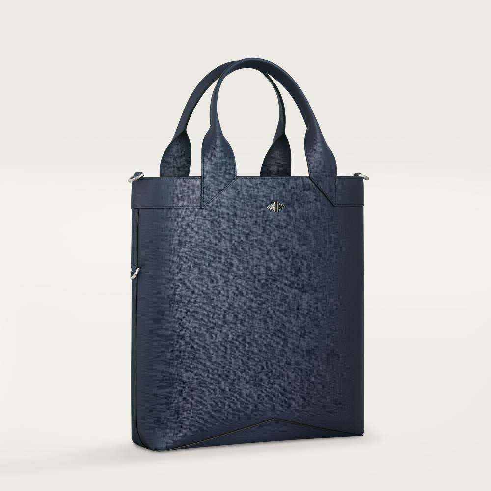 Cartier Losange小号款托特手袋 海军蓝色 小牛皮