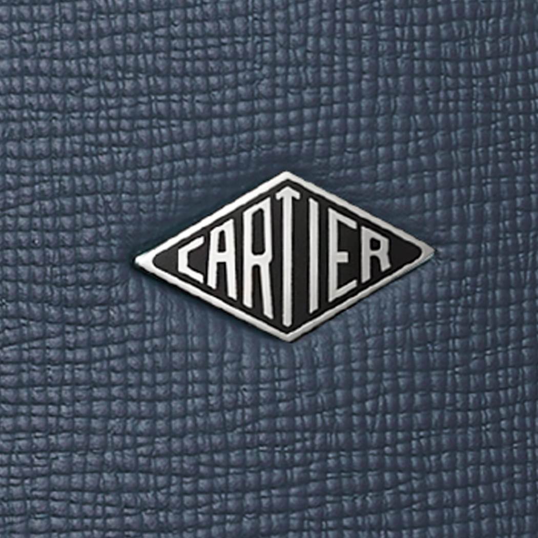 Cartier Losange小号款托特手袋 海军蓝色 小牛皮