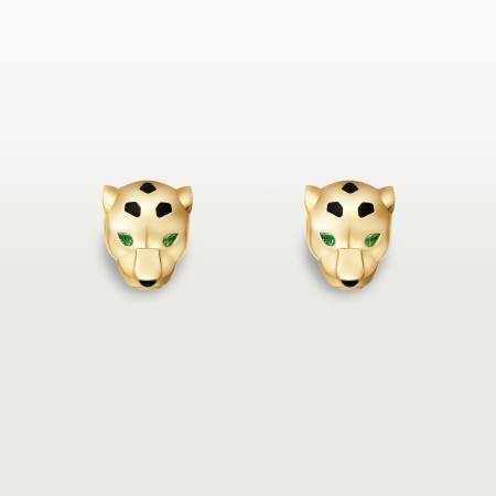 Panthère de Cartier卡地亚猎豹耳钉  18K黄金