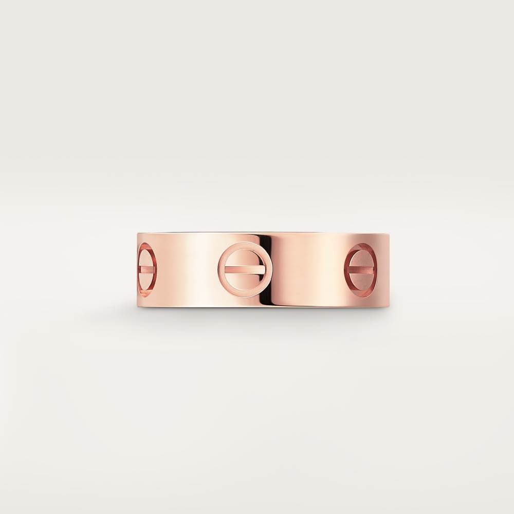 LOVE戒指，经典款  18K玫瑰金