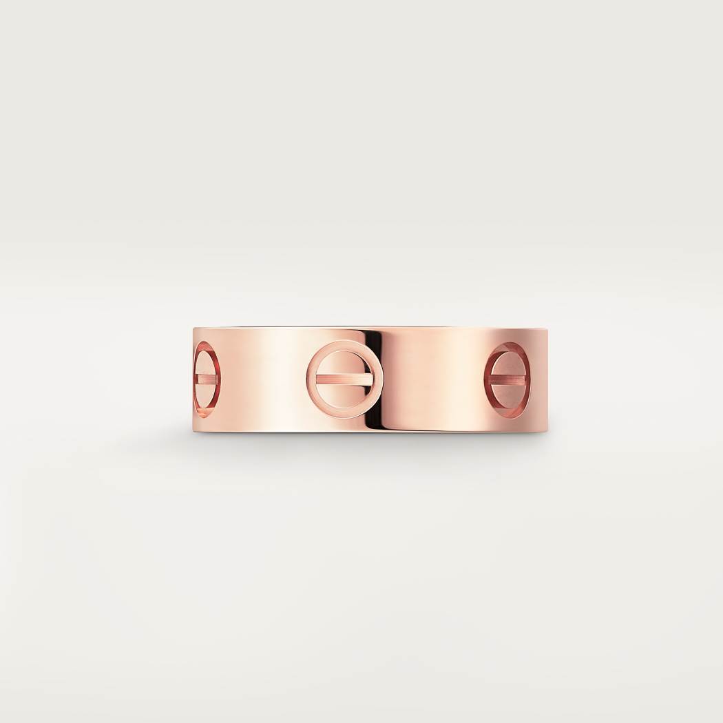 LOVE戒指，经典款  18K玫瑰金