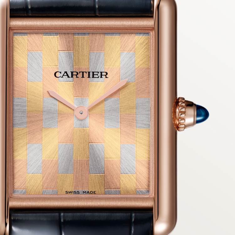 Tank Louis Cartier腕表 大号 18K玫瑰金 手动上链