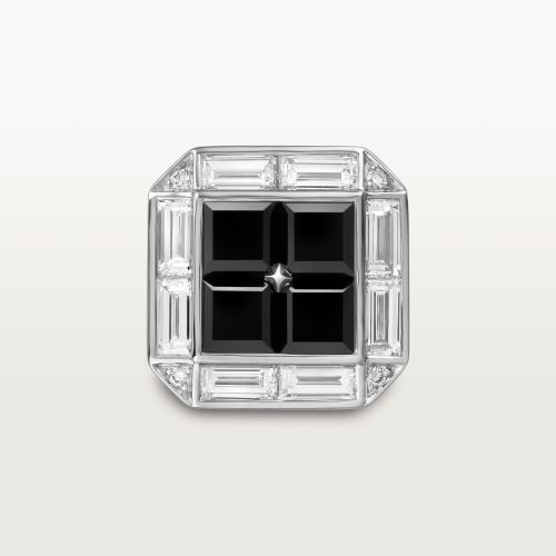 Cartier Héritage系列缟玛瑙衬衫钉饰