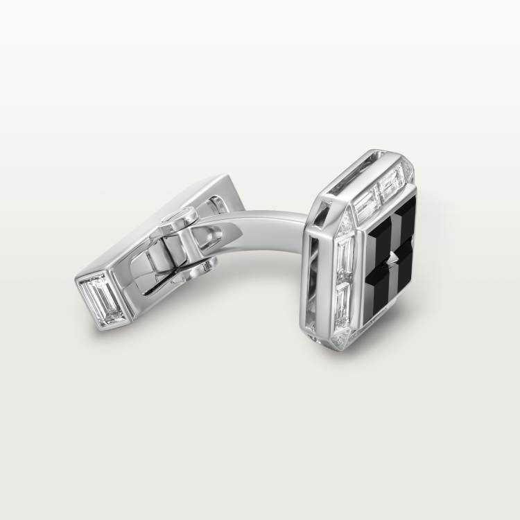 Cartier Héritage系列缟玛瑙袖扣