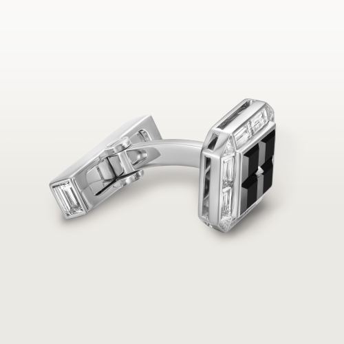 Cartier Héritage系列缟玛瑙袖扣