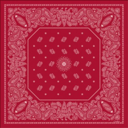 Double C Paisley 90方巾
