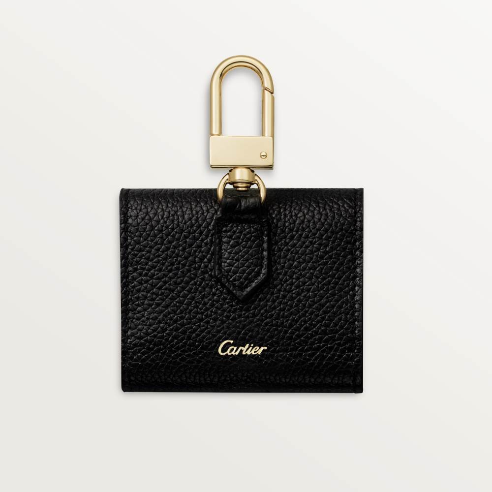 Panthère Graphique de Cartier系列Air Pod Pro皮套 黑色 小牛皮
