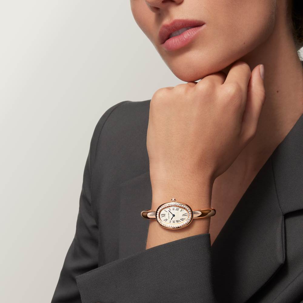 Baignoire腕表 16 18K玫瑰金 石英