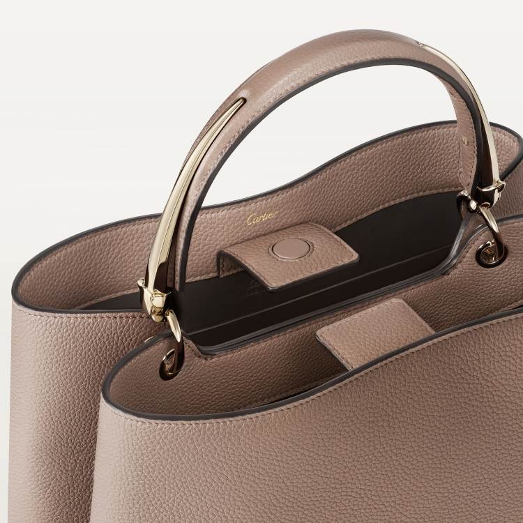 Panthère de Cartier系列中号款手袋 粘土色 小牛皮