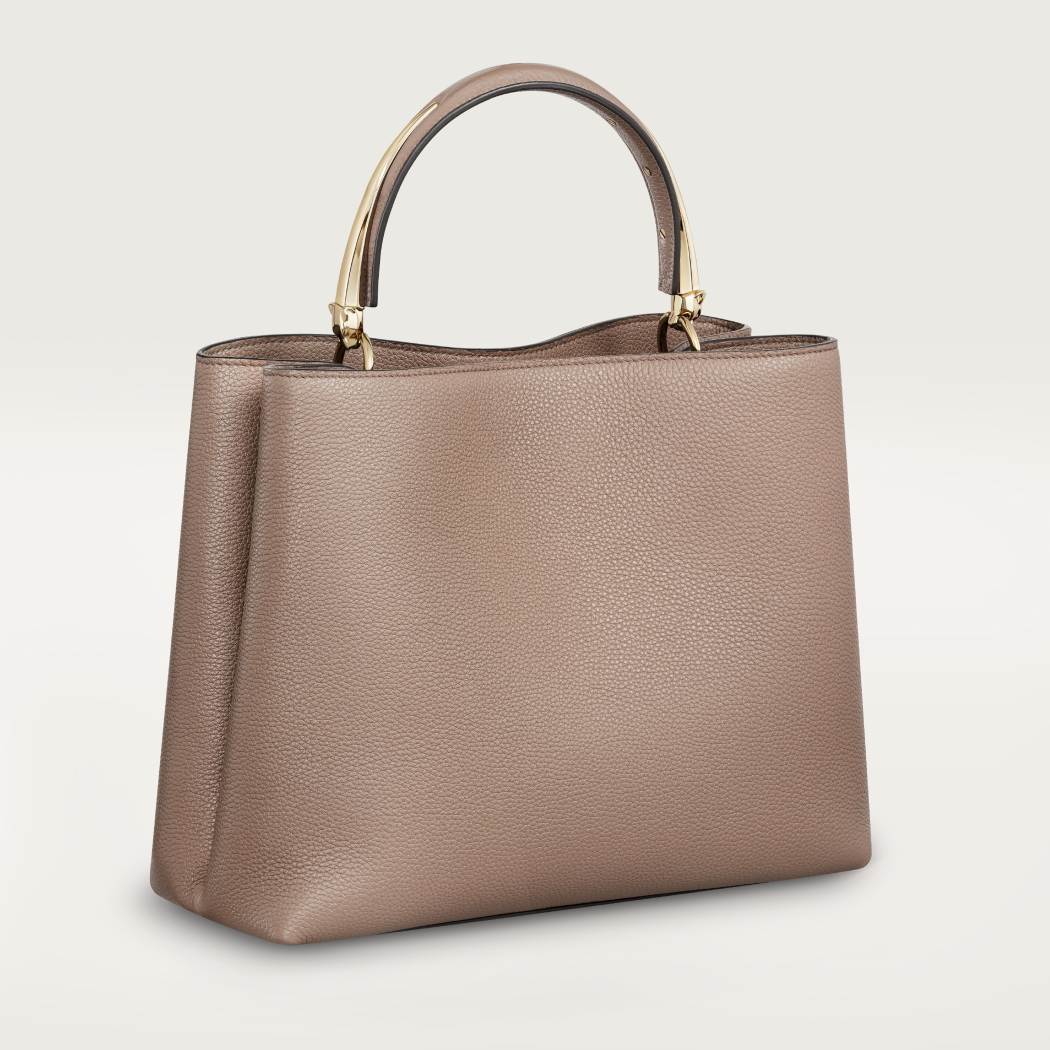 Panthère de Cartier系列中号款手袋 粘土色 小牛皮