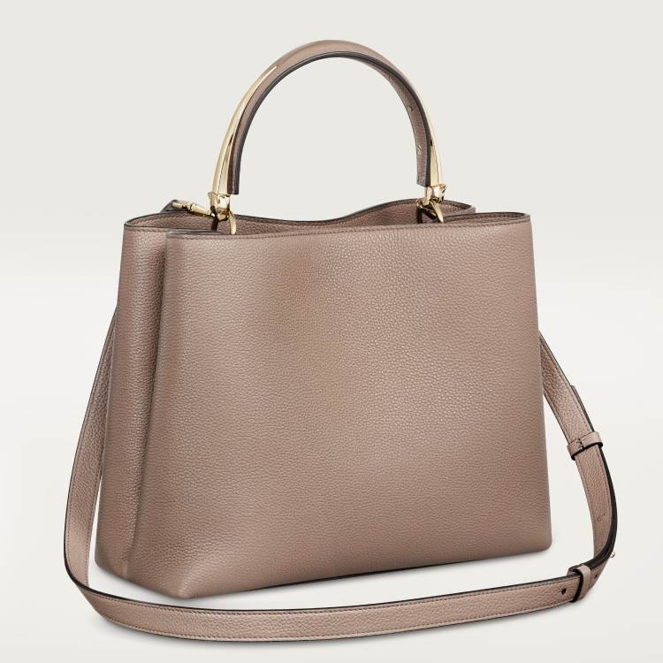 Panthère de Cartier系列中号款手袋 粘土色 小牛皮