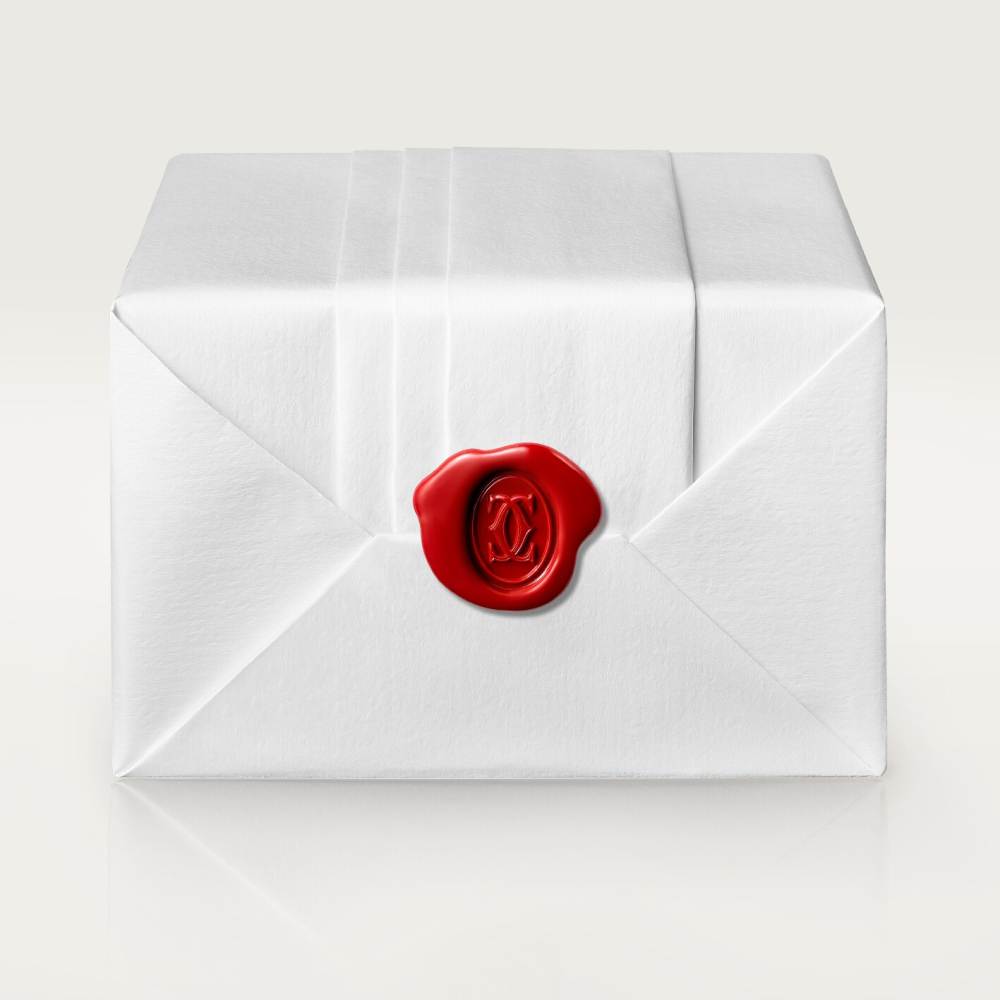 Trinity枕形项链，中号款 18K白金，18K黄金，18K玫瑰金
