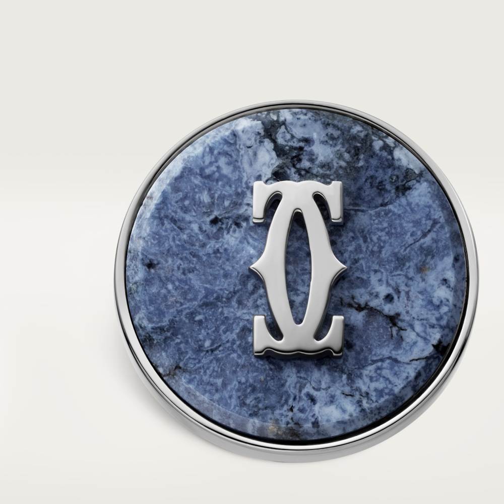 Double C de Cartier蓝线石袖扣