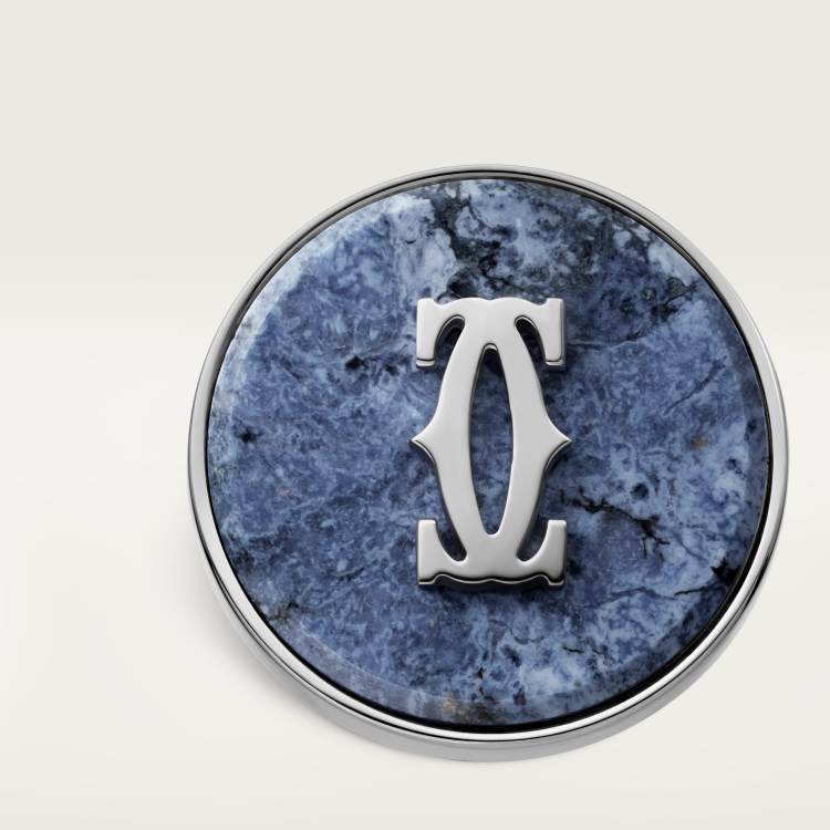 Double C de Cartier蓝线石袖扣