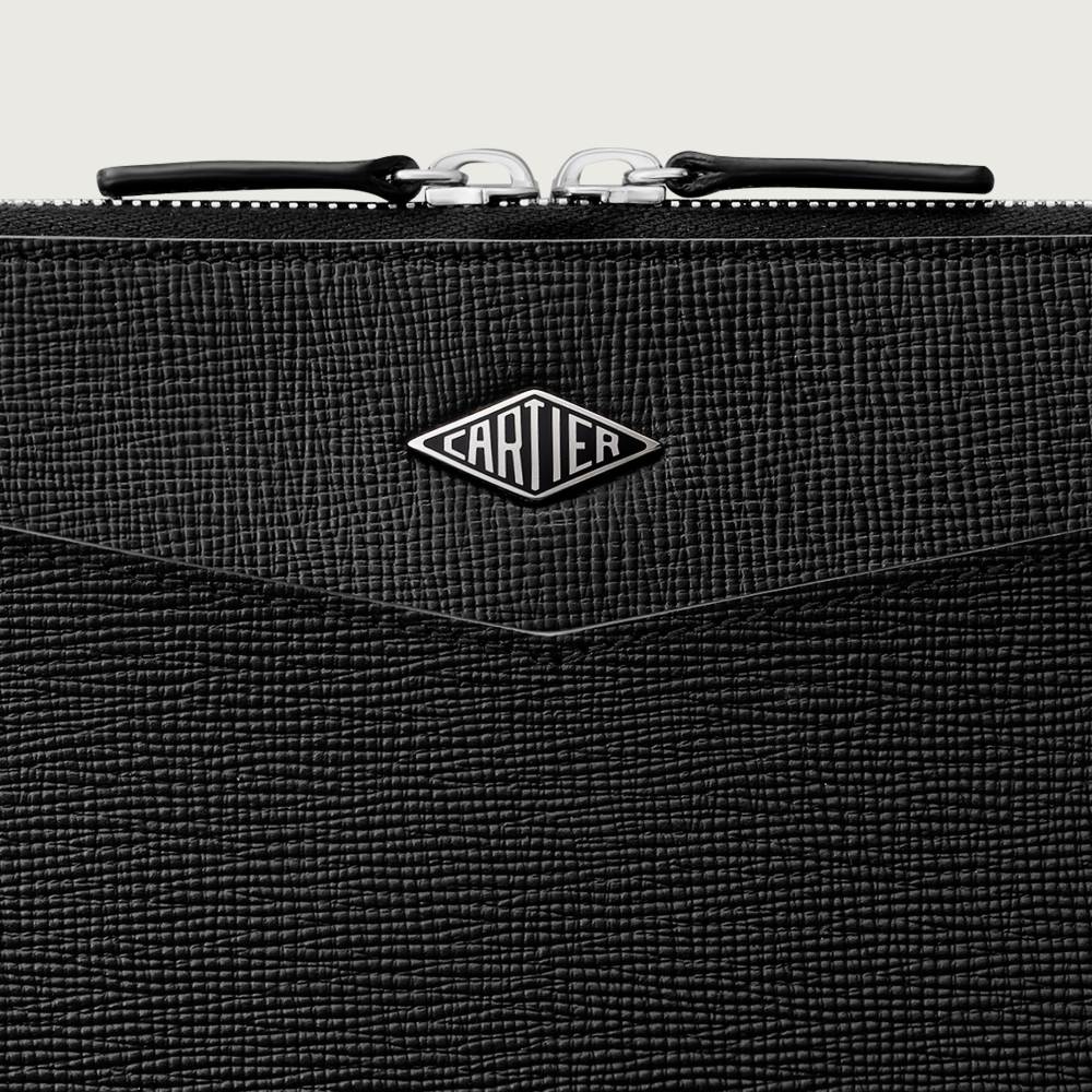 Cartier Losange系列公文包 黑色 小牛皮