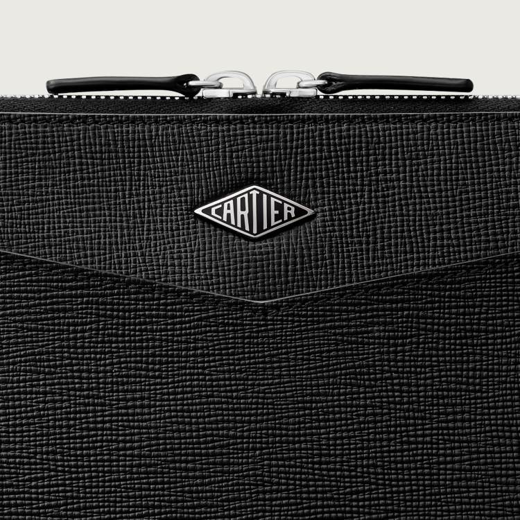Cartier Losange系列公文包 黑色 小牛皮