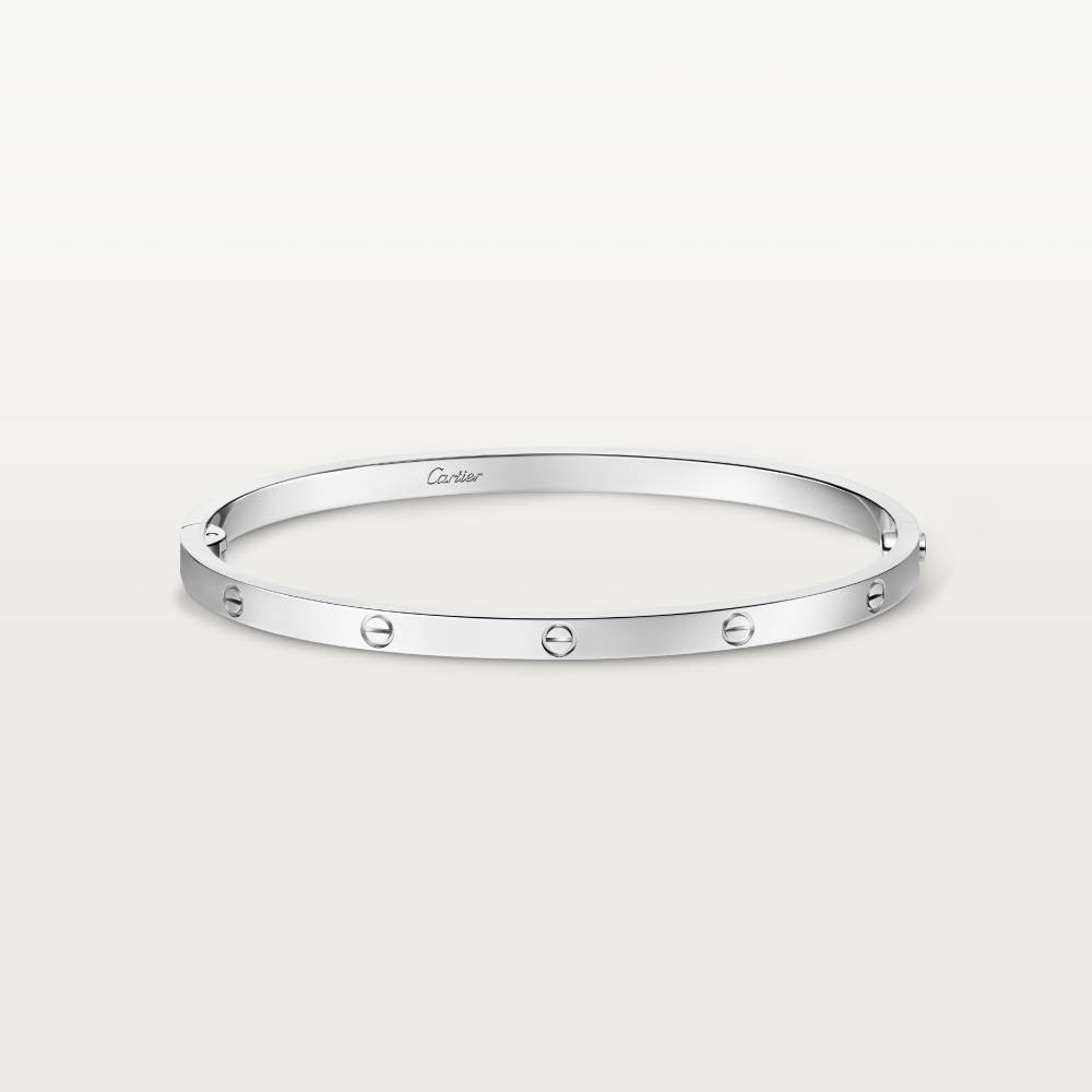 LOVE手镯，小号款 18K白金