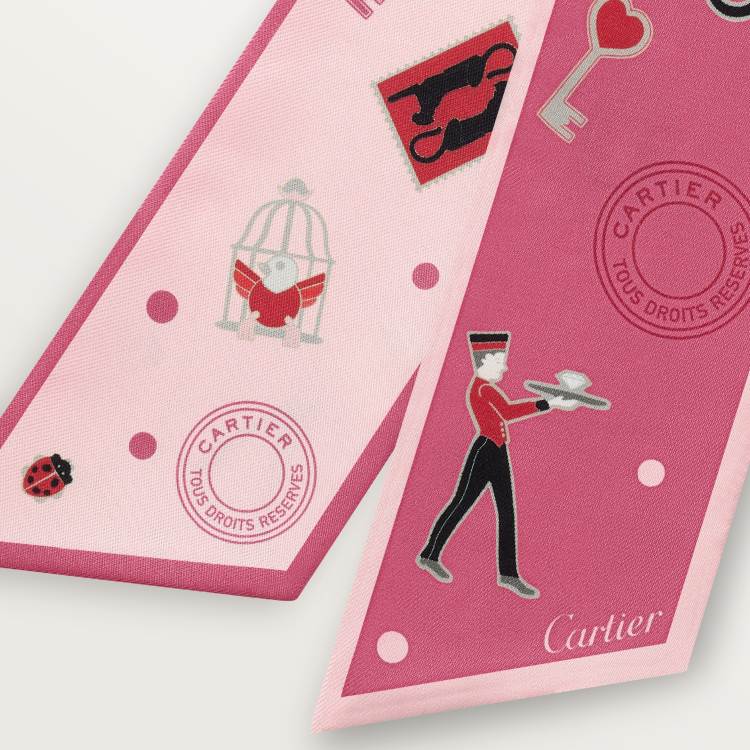 Diabolo de Cartier Bandeau细丝巾