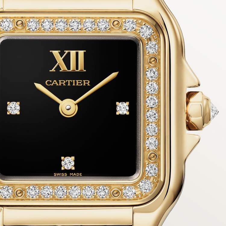 Panthère de Cartier卡地亚猎豹腕表，小号表款 小号款 18K黄金 石英