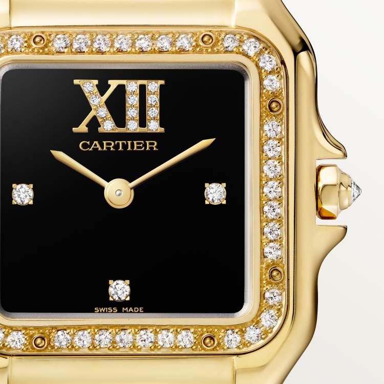 Panthère de Cartier腕表 中号款 18K黄金 石英