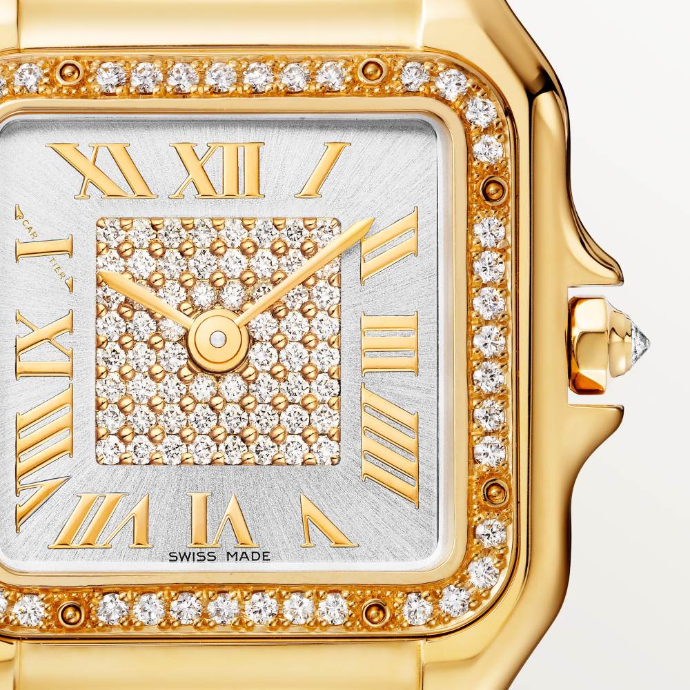 Panthère de Cartier腕表 中号款 18K黄金 石英