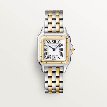 Panthère de Cartier腕表 中号款 K金 - 精钢色 石英