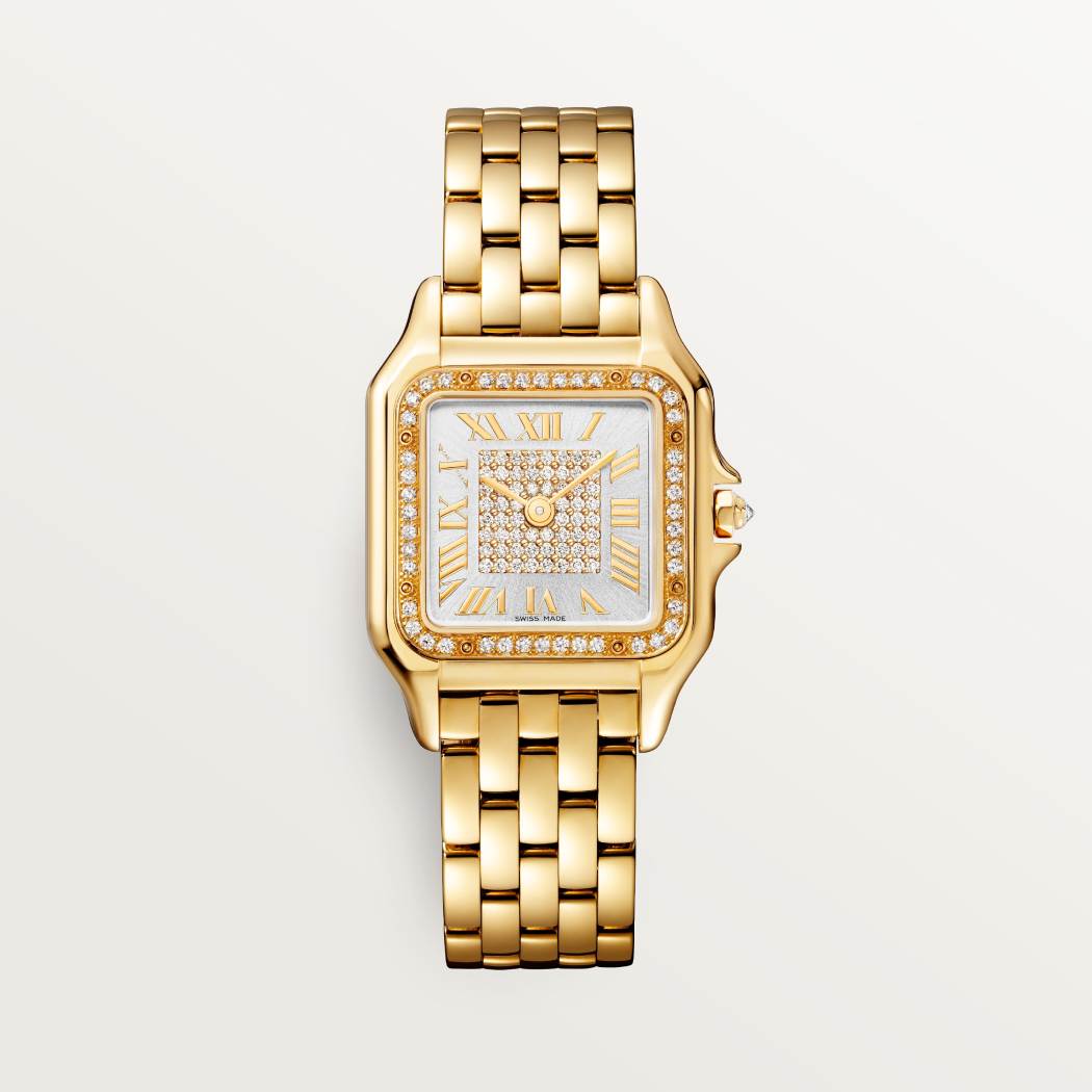 Panthère de Cartier腕表 中号款 18K黄金 石英