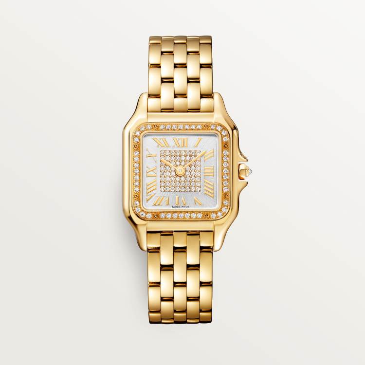 Panthère de Cartier腕表 中号款 18K黄金 石英