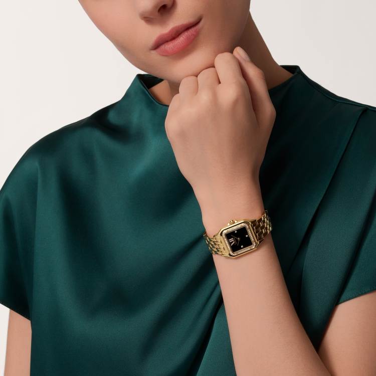Panthère de Cartier腕表 中号款 18K黄金 石英
